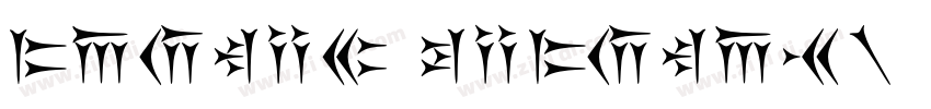 Koulen Reqular字体转换